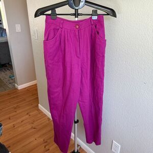 Vintage 80s 90s Liz Claiborne 100% Wool Pleated Mom Pants Trousers Tapered 10